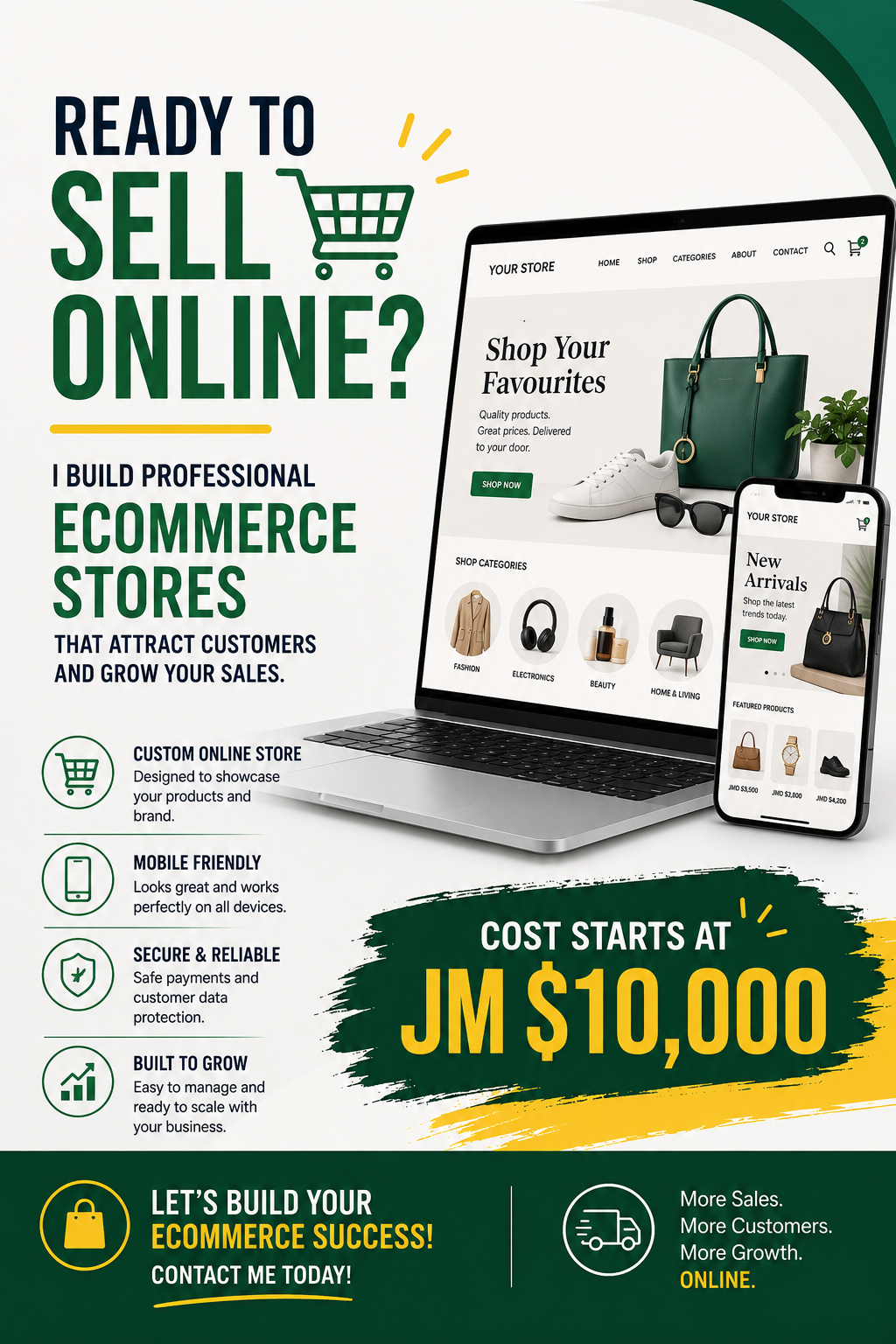 Start ecommerce Store today